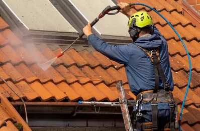 Démoussage et hydrofuge de toiture à Chamberet
